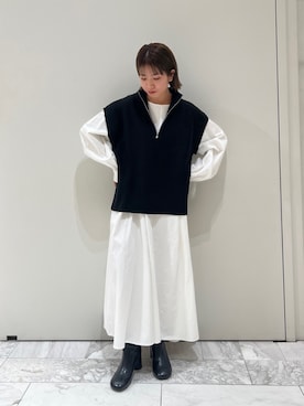 瀬川百花さん(レディース・156cm)の冬コーディネート