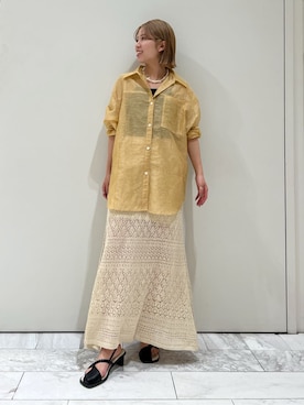 瀬川百花さん（レディース・156cm）の春コーディネート