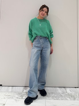 瀬川百花さん（レディース・156cm）の冬コーディネート