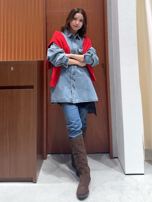 セール】ヘムデザインストレッチデニム（デニムパンツ）｜Ungrid（アン