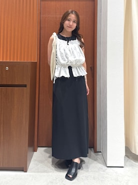 瀬川百花さん(レディース・156cm)の夏コーディネート