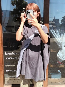瀬川百花さん(レディース・156cm)の夏コーディネート