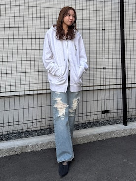 瀬川百花さん（レディース・156cm）の春コーディネート