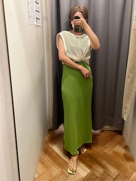 瀬川百花さん(レディース・156cm)の夏コーディネート