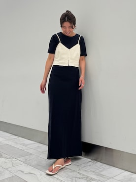 瀬川百花さん（レディース・156cm）の夏コーディネート
