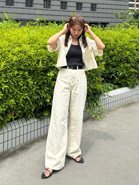 瀬川百花さん（レディース・156cm）の春コーディネート