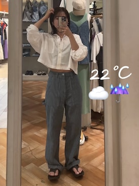 瀬川百花さん（レディース・156cm）の夏コーディネート