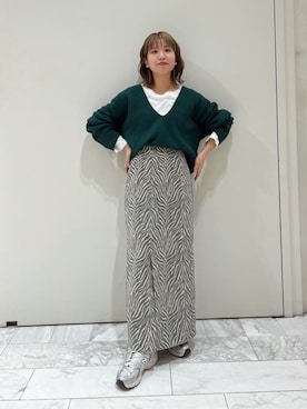 瀬川百花さん（レディース・156cm）の秋コーディネート