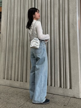 瀬川百花さん（レディース・156cm）の冬コーディネート