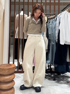 瀬川百花さん（レディース・156cm）の春コーディネート