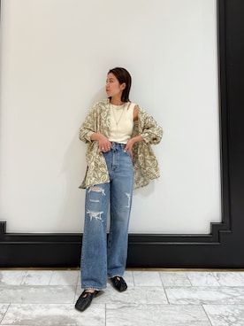 瀬川百花さん(レディース・156cm)の春コーディネート