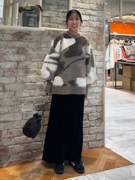 瀬川百花さん（レディース・156cm）の秋コーディネート