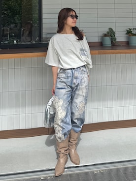 瀬川百花さん（レディース・156cm）の春コーディネート