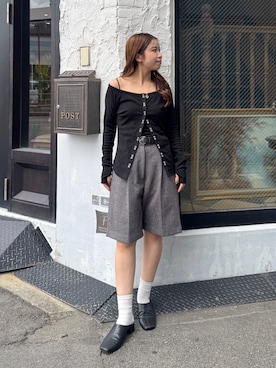 瀬川百花さん（レディース・156cm）の秋コーディネート