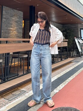 瀬川百花さん（レディース・156cm）の春コーディネート