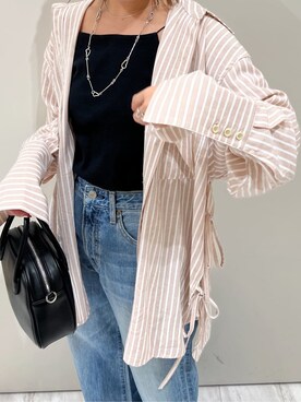 瀬川百花さん（レディース・156cm）の春コーディネート