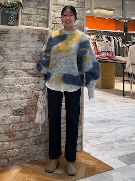 瀬川百花さん（レディース・156cm）の秋コーディネート