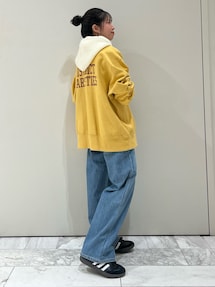 sale 美品 アングリッド ビッグシルエットロゴスウェット Ungrid （アングリッド）ビッグシルエットロゴスウェット 即日