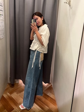 瀬川百花さん(レディース・156cm)の春コーディネート