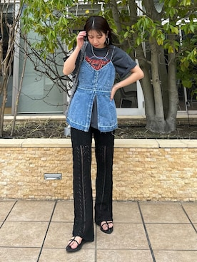 瀬川百花さん（レディース・156cm）の春コーディネート