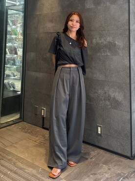 瀬川百花さん（レディース・156cm）の春コーディネート