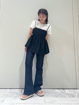 瀬川百花さん（レディース・156cm）の夏コーディネート