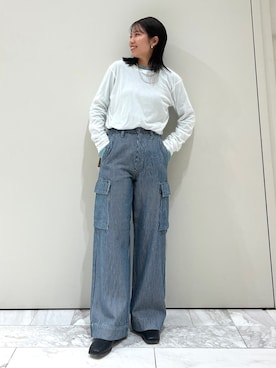 瀬川百花さん(レディース・156cm)の夏コーディネート