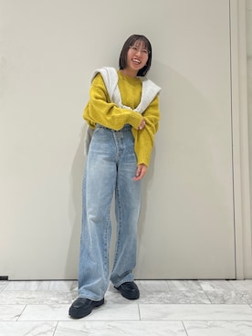 瀬川百花さん（レディース・156cm）の冬コーディネート