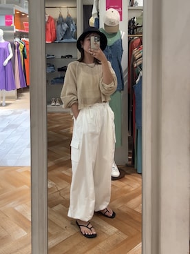 瀬川百花さん（レディース・156cm）の夏コーディネート