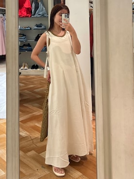 瀬川百花さん(レディース・156cm)の夏コーディネート