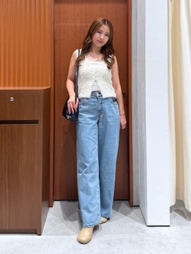 瀬川百花さん(レディース・156cm)の夏コーディネート