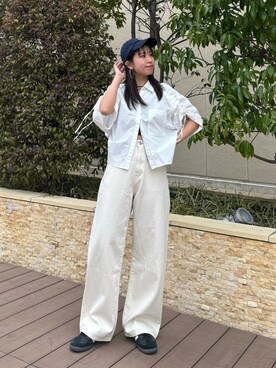 瀬川百花さん（レディース・156cm）の春コーディネート