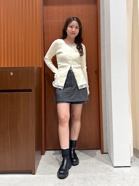 瀬川百花さん(レディース・156cm)の秋コーディネート