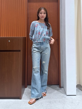 瀬川百花さん(レディース・156cm)の夏コーディネート