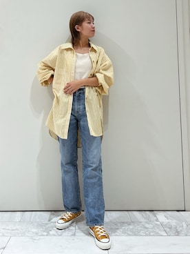 瀬川百花さん(レディース・156cm)の夏コーディネート