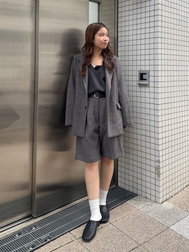 瀬川百花さん（レディース・156cm）の秋コーディネート