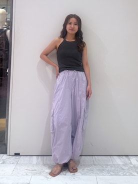 瀬川百花さん(レディース・156cm)の夏コーディネート