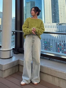 瀬川百花さん(レディース・156cm)の冬コーディネート