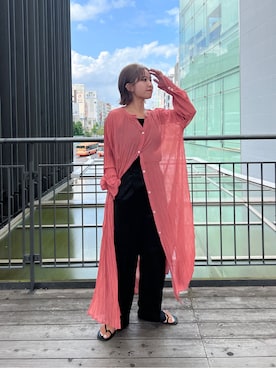 瀬川百花さん（レディース・156cm）の夏コーディネート