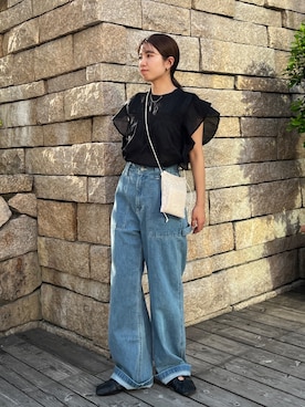 瀬川百花さん（レディース・156cm）の春コーディネート