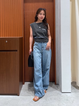 瀬川百花さん(レディース・156cm)の夏コーディネート
