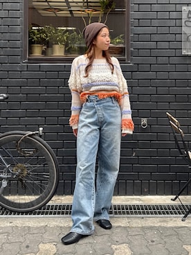 瀬川百花さん（レディース・156cm）の秋コーディネート