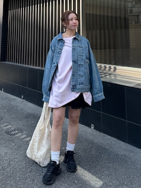 瀬川百花さん（レディース・156cm）の春コーディネート