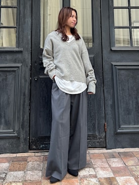 瀬川百花さん（レディース・156cm）の冬コーディネート