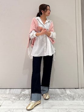 瀬川百花さん（レディース・156cm）の冬コーディネート