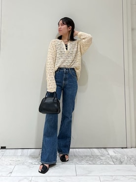 瀬川百花さん（レディース・156cm）の春コーディネート