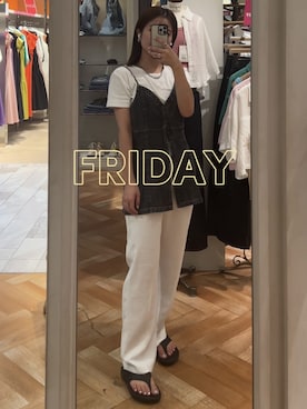 瀬川百花さん（レディース・156cm）の夏コーディネート