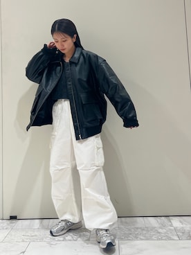 瀬川百花さん（レディース・156cm）の秋コーディネート