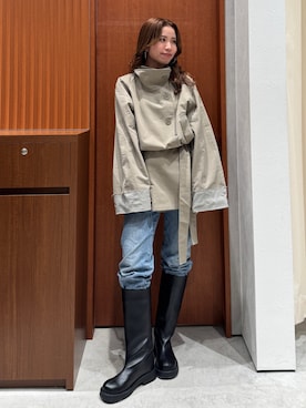 瀬川百花さん(レディース・156cm)の冬コーディネート