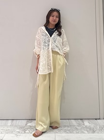 レース刺繍ルーズシャツ｜アングリッド（Ungrid）公式通販｜RUNWAY